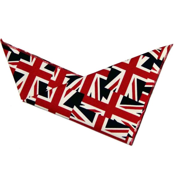 British Union Jack Flag England Pocket Square Cotton Men's - Picture 2 of 2